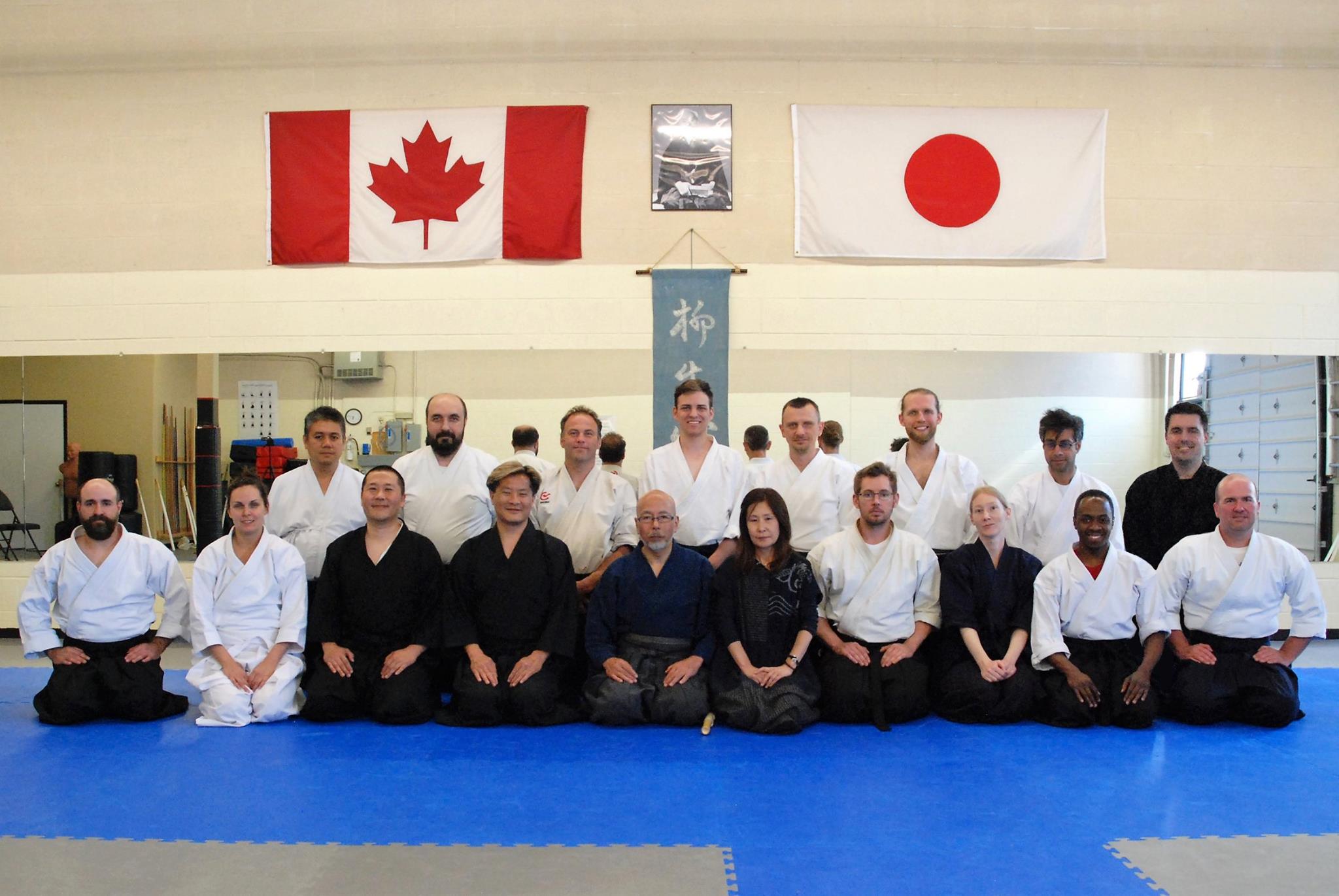 The Canadian Yagyu Shinkage Ryu 2016 Seminar Group