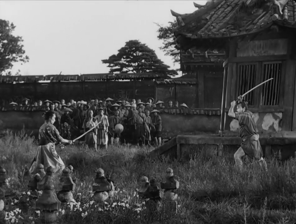 The finished product: One of, if not arguably, the greatest swordfight scenes in Japanese film history.