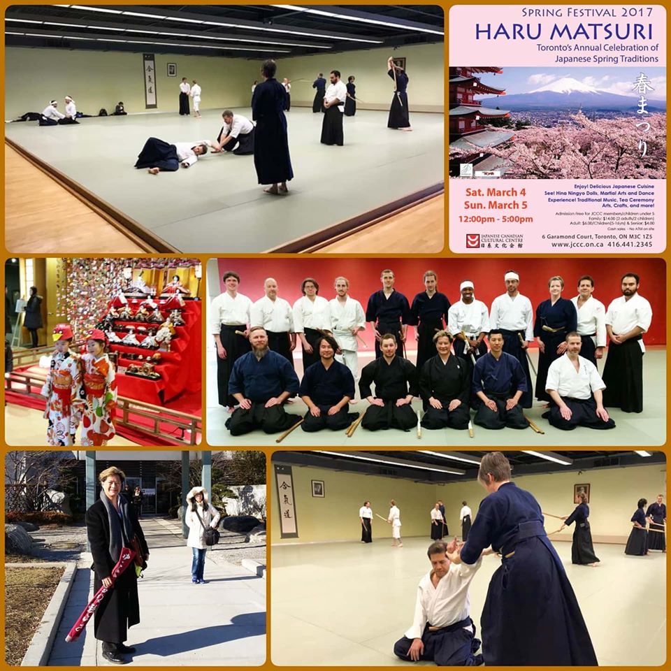  At Haru Matsuri 2017, we had five groups participating: Yagyu Shingan Ryu Taijutsu, Tenshin Shoden Katori Shinto Ryu, Hyoho Niten Ichi Ryu, Takamura-ha Shindo Yoshin Ryu, and Yagyu Shinkage Ryu Heiho. Our first Koryu Friendship Demo in Toronto! Trying new things is the essential spirit of budo.