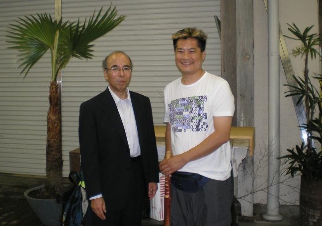Kajitsuka Sensei and Mr. Tong in Yokohama (2008)
