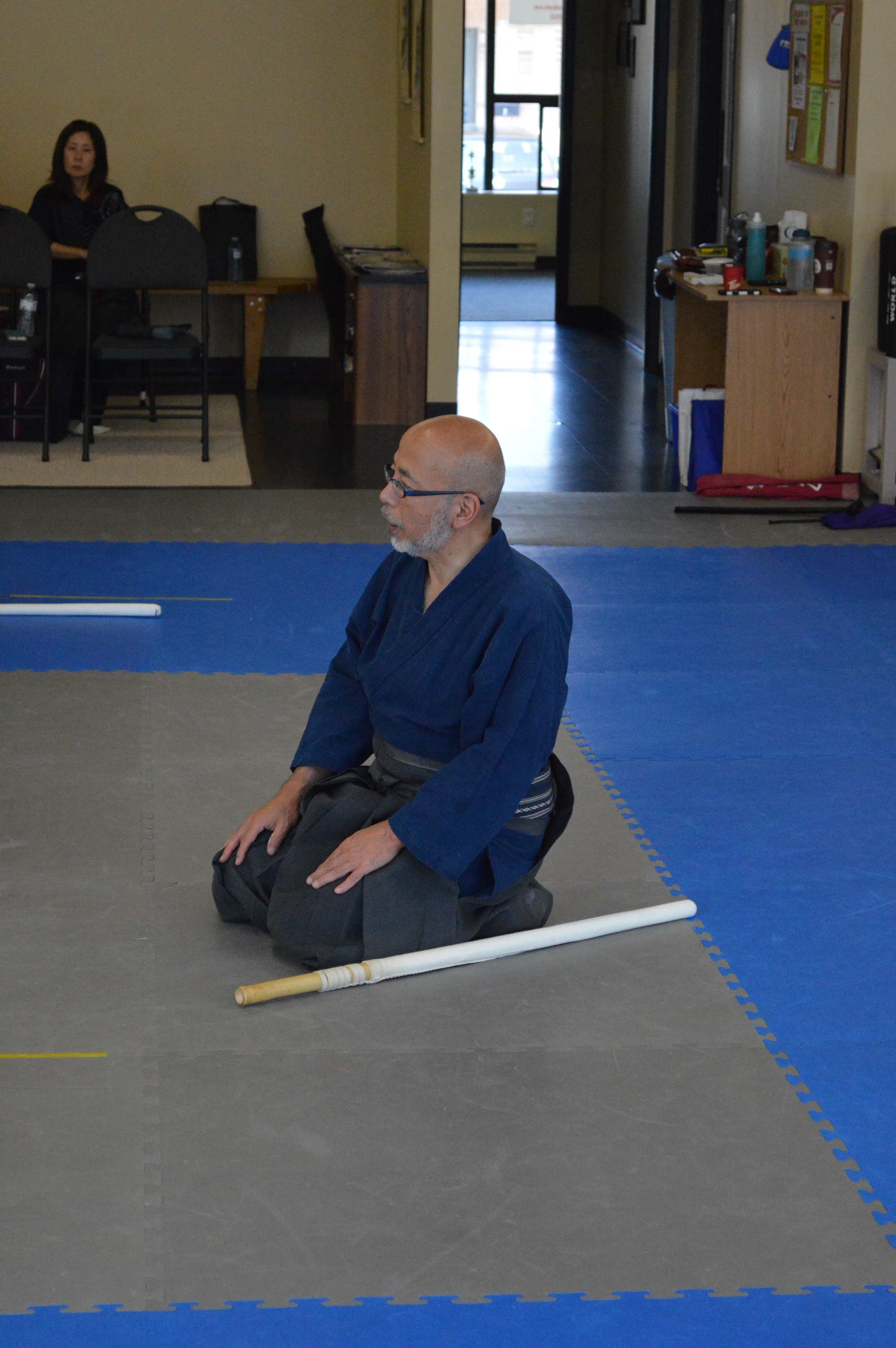 Kajitsuka Sensei reflecting perfectly the mindset and spirit of Yagyu Shinkage Ryu