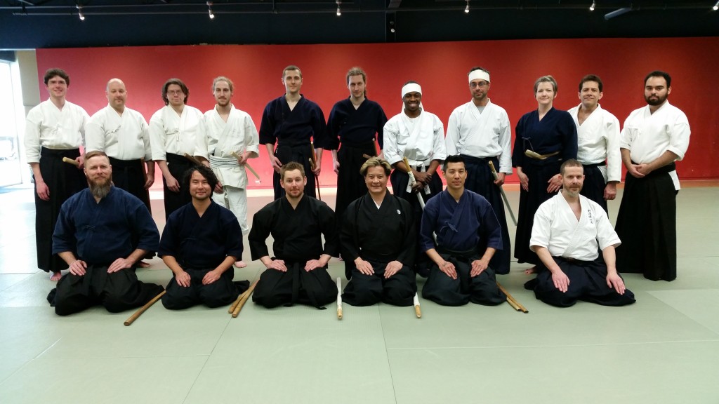 The instructors and students of the participating groups at Haru Matsuri 2017